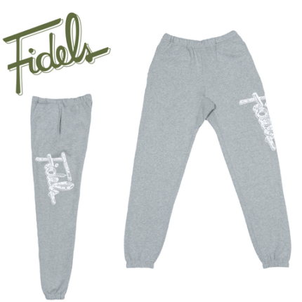 FIDELS X T PAULK GRAY SWEATS