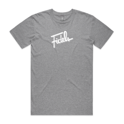 FIDELS GREY/WHITE T-SHIRT